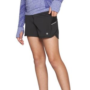 Athleta Girl Black Record Breaker 3" Athletic Shorts, Large